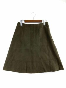 Kumikyoku замшевая юбка Size2/khaki ◇ ■ ☆ DJB6 Ladies