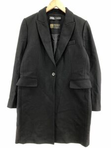 ZARA ザラ チェスター コート sizeM/黒 ◆■◎ ☆ djb6 レディース