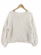 NATURAL BEAUTY BASIC ナチュラルビューティーベーシック ラメ ニット セーター sizeM/アイボリー ◆■ ☆ djb6 レディース_画像1