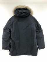 WOOLRICH ウールリッチ ファー付き フード ダウン ジャケット sizeM/紺 ◆■◎ ☆ djb6 メンズ_画像4