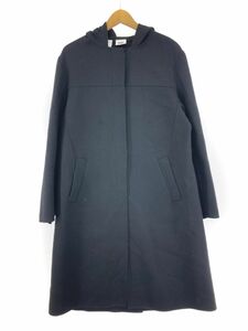 DKNY ダナキャランニューヨーク ウール混 フーディ コート sizeS/黒 ◇■ ☆ djb6 レディース