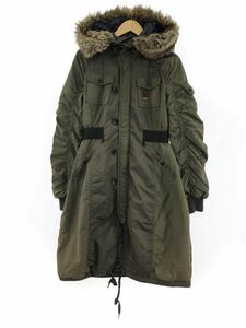 DIESEL ディーゼル ナイロン混 モッズ コート sizeS/カーキ ◆■ ☆ djb6 レディース