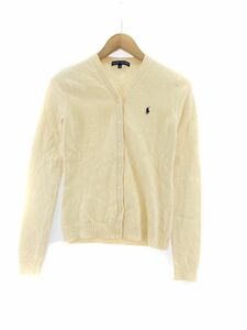 POLO RALPH LAUREN ポロ ラルフローレン ウール100% ニット セーター sizeM/白 ◆■ ☆ djc0 レディース