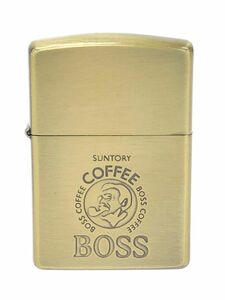 ZIPPO ジッポー ×BOSS COFFEE ライター ゴールド ■■ ☆ djc0 メンズ