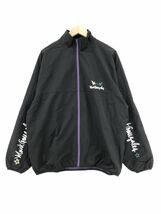 Mark Gonzales マーク・ゴンザレス 袖プリント スタンドカラー ジャケット sizeM/黒 ◇■ ☆ djc0 メンズ_画像1