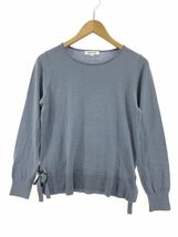 NATURAL BEAUTY BASIC ナチュラルビューティーベーシック ウール混 ニット セーター sizeM/ブルー ◇■ ☆ djc3 レディース_画像1