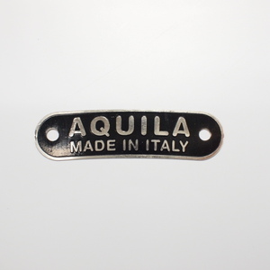 AQUILA MADE IN ITALY シートバッジ リプロ品 アクイラ VESPA ベスパ 125 sprint super 180ss 50s 50R 50N 150GL acma special VBA vbb vla