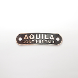 AQUILA CONTINENTALE シートバッジ リプロ品 アクイラ VESPA ベスパ 125 sprint super 180ss 50s 50R 50N 150GL acma special VBA vbb vla