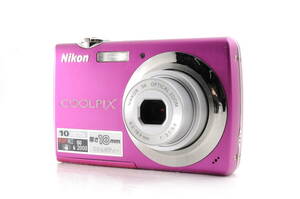 動作品 ニコン Nikon COOLPIX S220 クールピクス パープル コンパクトデジタルカメラ 管N7534