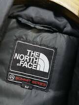 (T267 ) THE NORTH FACE 800+SUMMIT ノースフェイス ローツェ ダウンジャケット サミットシリーズ ヌプシ. メンズ M サイズ 正規品_画像6