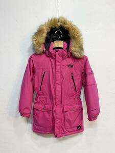 (T341 ) THE NORTH FACE DRYVENT ノースフェイス ダウンジャケット GIRLS 130 サイズ 正規品