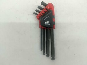 【中古品】MACTOOLS(マックツール) 9ピース ボールヘックス6角レンチセット SHKSM9SP　IT969YBCQE6W