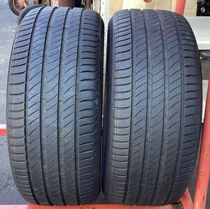 245/45R18 100V 2本 ミシュラン プライマシー 4 中古(101610 K1602) PRIMACY アルファード セルシオ シーマ フーガ アウディ BMW