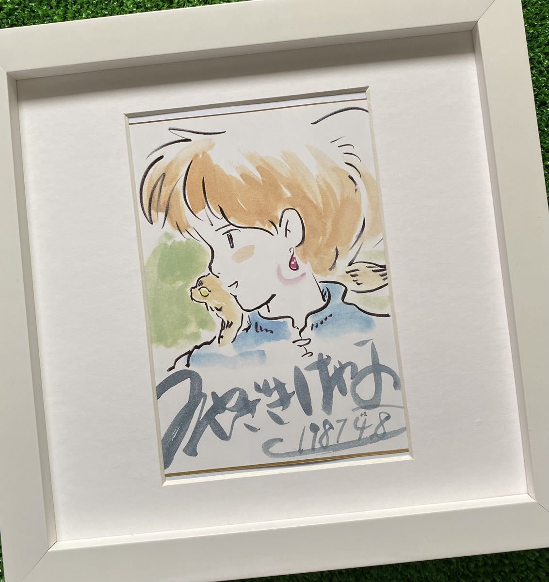[Objet encadré] Affiche Ghibli Nausicaä de la Vallée du Vent Hayao Miyazaki peinte à la main A STUDIO GHIBLI MIYAZAKI (check) cel, photo originale, carte postale, illustration, Rang K, Nausicaä de la Vallée du Vent, autres
