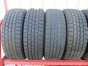 ★☆185/60R15 84Q ダンロップ WINTER MAXX WM01 スタッドレス 2019年製 4本 送料込 T30300831☆★インボイス領収書発行可能