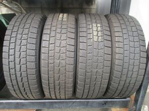 ★☆185/60R15 84Q ダンロップ WINTER MAXX WM01 スタッドレス 2019年製 4本 送料込 T31280920☆★インボイス領収書発行可能