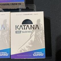 刀スリーブ KATANA デッキシールド スリーブ 66x91mm ULTIMATE GUARD 刀 デッキ_画像2