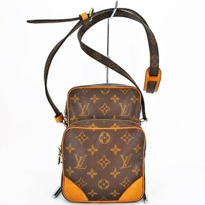 セール 美品 LOUIS VUITTON ルイ・ヴィトン ベタ無し アマゾン モノグラム ショルダーバッグ バッグ ブラウン レディース メンズ M45236