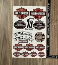 ★送料無料★Harley Davidson ハーレーダビッドソン カッティング ラミネート ステッカー デカール 2枚セット_画像2