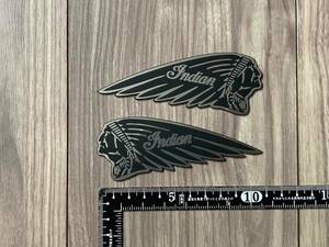 ★送料無料★Indian Chief Badge インディアン チーフ シルバー バッジ バッチ ペア セット