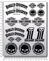 ★送料無料★Harley Davidson ハーレーダビッドソン カッティング ラミネート ステッカー デカール 2枚セット_画像9