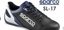 SPARCO（スパルコ） ドライビングシューズ SL-17（レザー・ブラックxレッド）40サイズ（25.5cm）_画像5