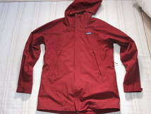 送料無料 中古品 patagonia パタゴニア Departer Jacket/デパータージャケット M 防水 赤 red ゴアテックス スキースノーボード GORETEX_画像1