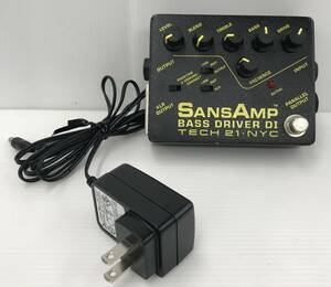 【中古品】 SANS AMP/サンズアンプ BASS DRIVER DI TECH21-NYC ベース用 プリアンプ