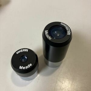 Meade 顕微鏡レンズ MA25mm MA9mm 2個セット