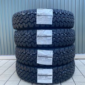 2023年製 最短当日発送 4本送料込 16800円～ ◆145R12 6PR【145/80R12 80/78N】ブリヂストンRD604V アクティ キャリー エブリィ ハイゼット