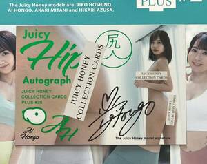 AVCju-si- honey PLUS #20ju-si- hip autograph autograph card 20 sheets limitation book@. love 