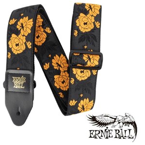 ERNIE BALL 5358 JACQUARD STRAP TANGERINE ROSE ギター/ベースストラップ〈アーニーボール〉