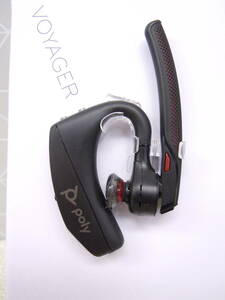 と611 美品中古 poly plantronics プラントロニクス Bluetooth ワイヤレスヘッドセット Voyager 5200 テレワーク ドライバー 在宅 高音質