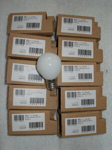エルパ (ELPA) LED電球S形 LED電球 照明 E17 1.2W 45lm 電球色 LDA1L-G-E17-G451　１０個セットｎ2