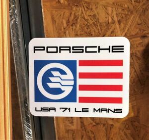 ルマン ポルシェ USA Ginther 71 Le Mans ギンサー 71 ステッカー 911 996 997 991 992 718 356 930 964 993 (-sau71j