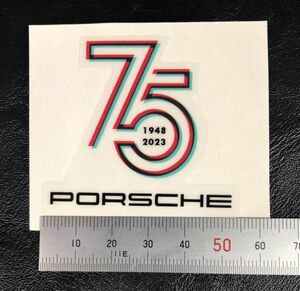 ポルシェ 75周年 記念 ステッカー 1948年 2023年 75th ステッカー Porsche 911 996 997 991 992 718 356 930 964 993 (-5o5o-f7