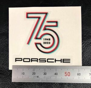 ポルシェ 75周年 記念 ステッカー 1948年 2023年 75th ステッカー Porsche 911 996 997 991 992 718 356 930 964 993 (-5o5o-a1