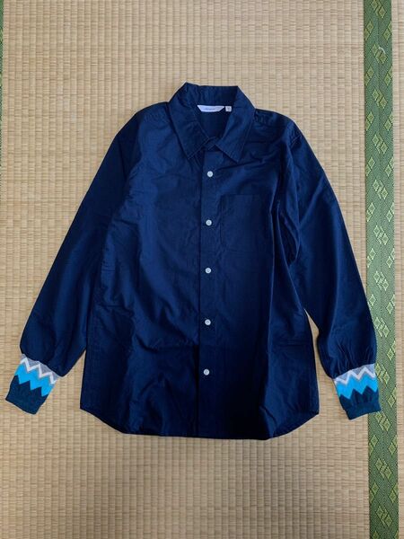 rehacer【レアセル】Comp Type Shirt シャツ ネイビー Sサイズ