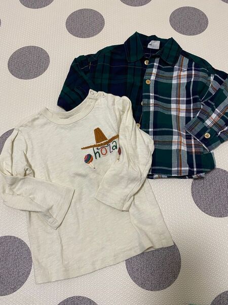 長袖Tシャツ チェックシャツ BREEZE DILASH 90