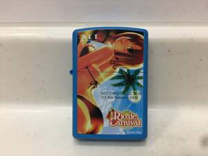 Zippo　ジッポー　NET ZIPPO COLLECTION:05　Rio de Carnival　リオデカーニバル　04年製　No.2851　ブルー　　　T175　　　　KJ1