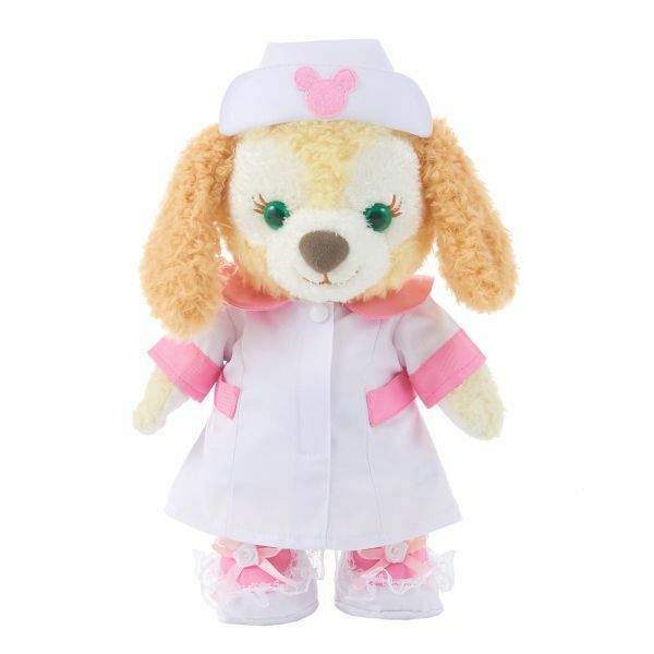 paomadei 2845C ナース服 看護師さんのユニフォーム ホワイト+ピンク ドロワーズ 2枚 Sサイズ クッキーアン ぬいぐるみ用衣装