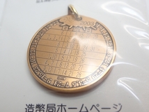 Z264　メダル　日曜表メダル　2003年　干支　羊　ひつじ　平成15年　造幣局製　ストラップ　記念品_画像3