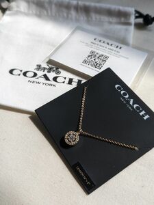 COACHハローパヴェスタッドネックレス