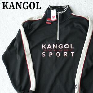  новый товар 90s KANGOL Kangol половина Zip вышивка Logo джерси M