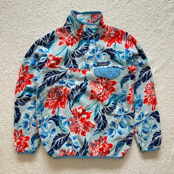 レア Patagonia シンチラ フリース ジャケット ハイビスカス 総柄