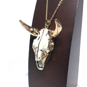  cow Buffalo necklace choker chain 690