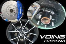 モンデオ 3.0 V6 ST220 WF0MEBの車に適合 VOING katana スリット フロント ブレーキローター_画像2