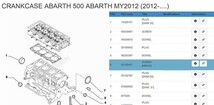 Abarth アバルト パーツリスト 他主要自動車メーカーも閲覧可能 オンライン版 パーツマニュアル FIAT500 PUNTO プント 2 フィアット 500_画像4