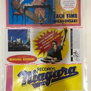 希少 レア　大瀧詠一 EACH TIME ステッカー レコード RECORDS 非売品