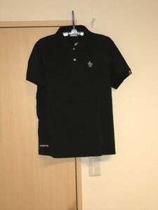 日本正規　MONCLER モンクレール 半袖ポロシャツ ブラック XL
